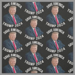 Save America Trump 2024 President Donald J. Trump Fabric