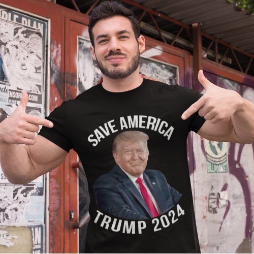 Save America Trump 2024 President Donald J Trump T_Shirt