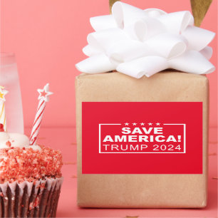 Save America Trump 2024 Rectangular Sticker