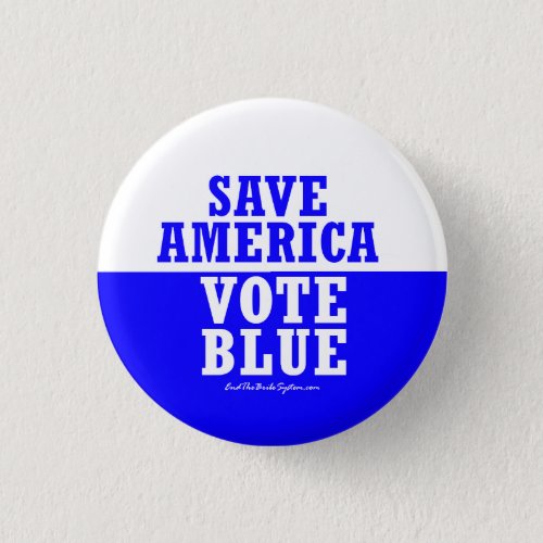 Save America Vote Blue Button