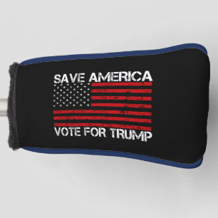 Save America Vote For Trump Golf Head Cover