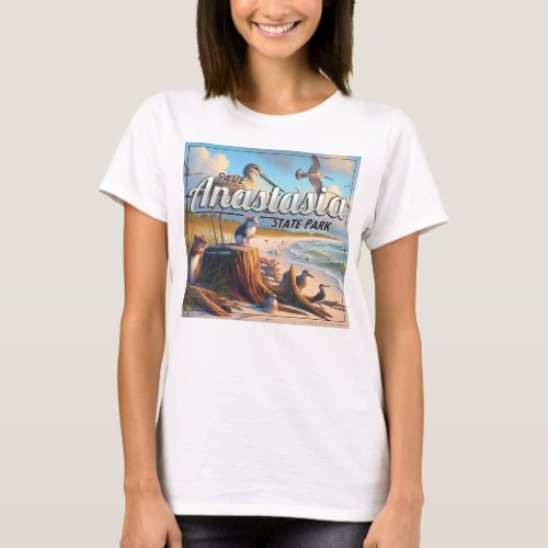 Save Anastasia state park_womans T_Shirt