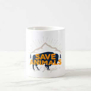 Save Animals Eat People Coffee Mug