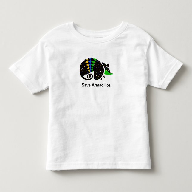 Save ARMADILLOS - Endangered animal - Brazil Toddler T-shirt (Front)