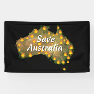 Save Australia From Bushfire Disaster Banner