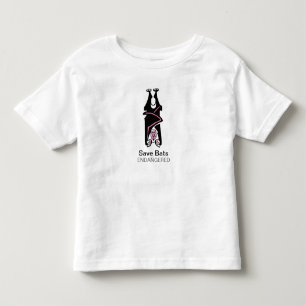  Save BATS- Endangered animal - wildlife Toddler T-shirt