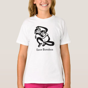 Save BONOBOS- Endangered chimpanzee T-Shirt