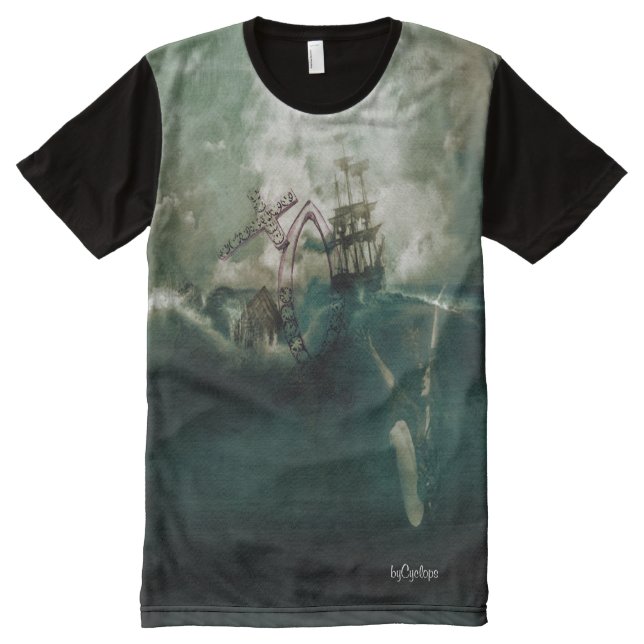Save by the Cross All-Over-Print T-Shirt (Front)