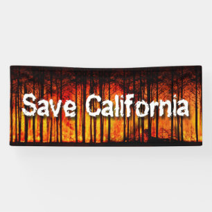 Save California from Wildfires Banner