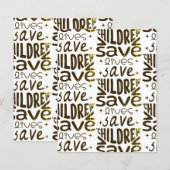 Save Children, Save Lives (Front/Back)