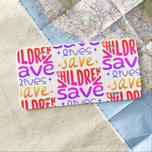 Save Children, Save Lives License Plate