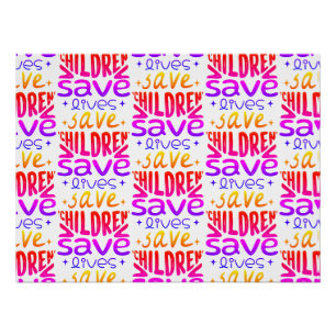 Save Children, Save Lives Poster