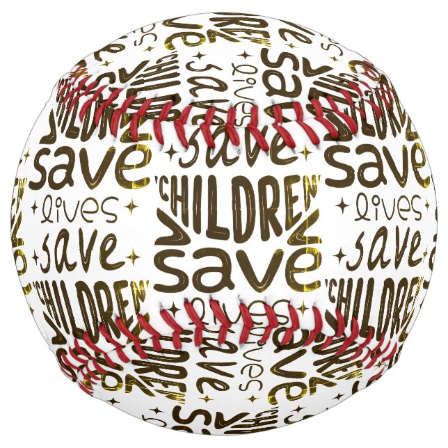 Save Children, Save Lives Softball (Front)