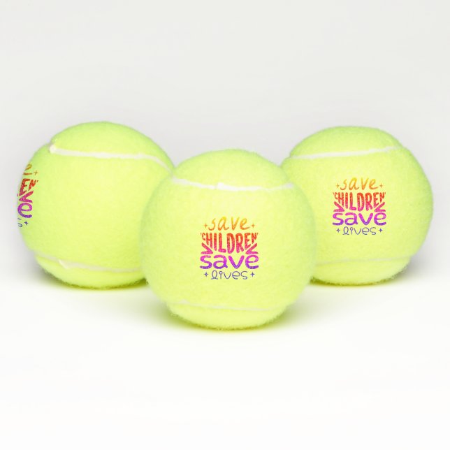 Save Children, Save Lives Tennis Balls (Multi)