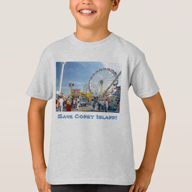 Save Coney Island! Kid's T-shirt (Front)