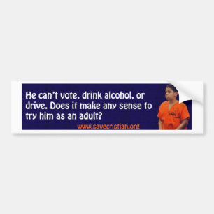 Save Cristian! Bumper Sticker