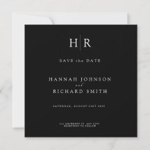 Save Customizable Date Card