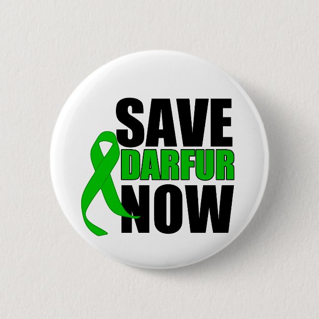 Save Darfur Now Pinback Button (Front)