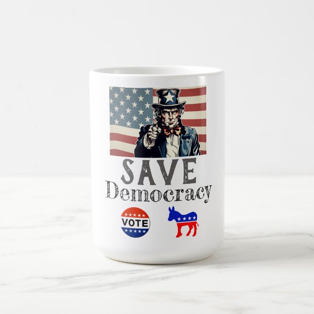 Save Democracy Coffee Mug (Center)