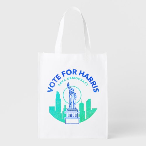 Save Democracy Grocery Bag