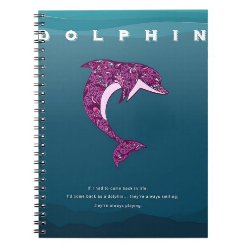 save Dolphin Notebook
