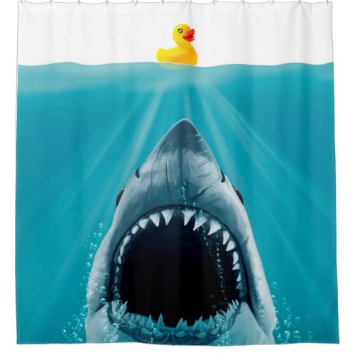 Save Ducky Shower Curtain