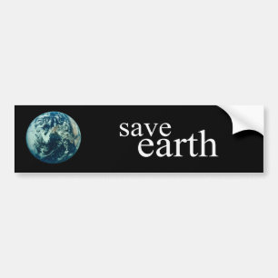 SAVE EARTH BUMPER STICKER