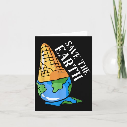 Save Earth Climate Change Environmental Protection Card