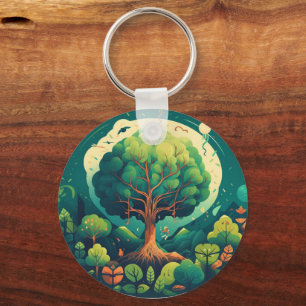 Save Earth, Save Nature – Eco-Friendly Keychain