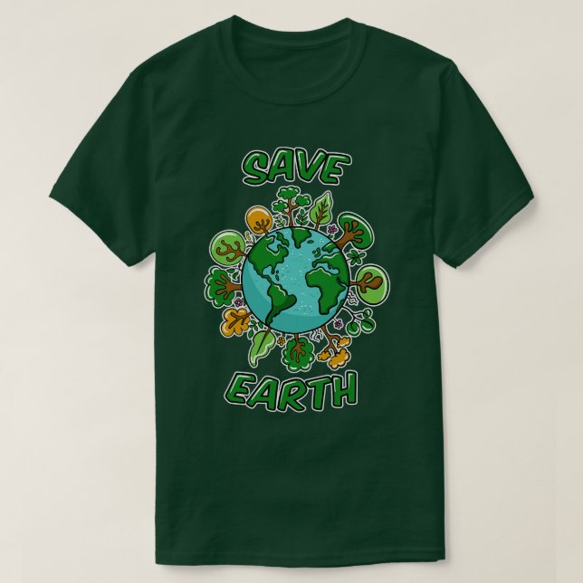 Save Earth T-Shirt (Design Front)