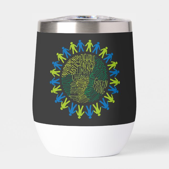 save earth thermal wine tumbler (Front)