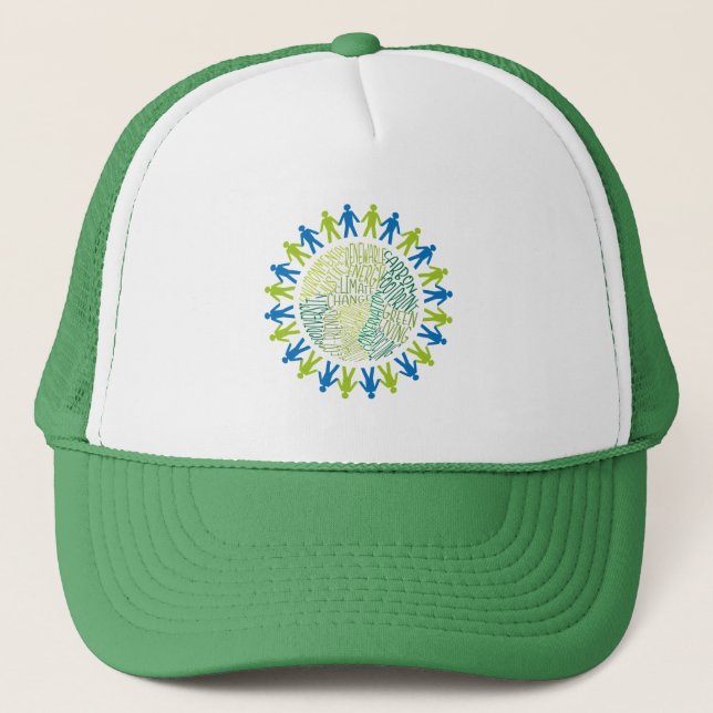 save earth trucker hat (Front)