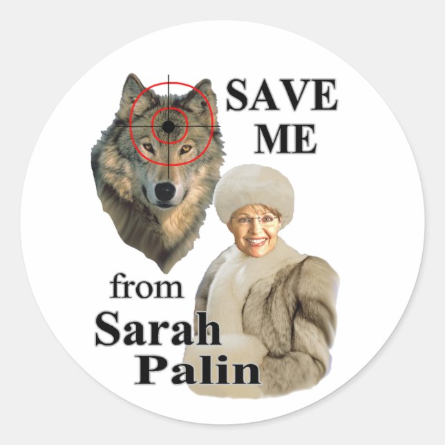 Save From Sarah Classic Round Sticker (Front)