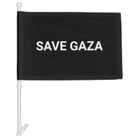 Save Gaza black white custom text minimalist