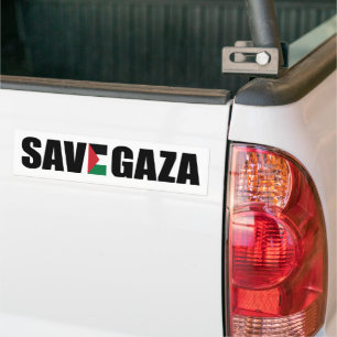 SAVE GAZA bumper Sticker