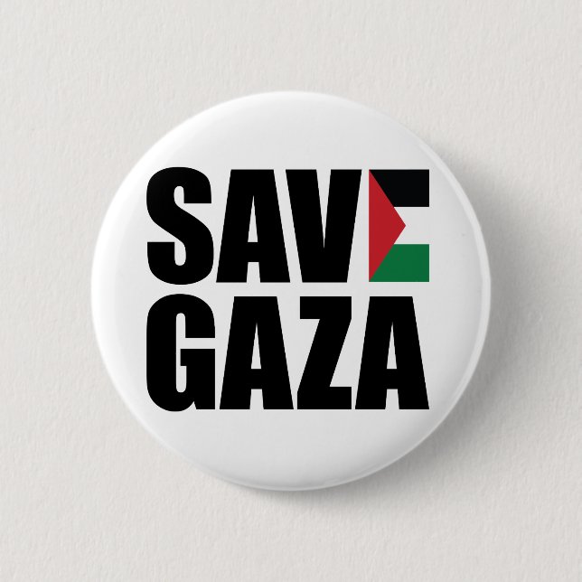 SAVE GAZA BUTTON (Front)