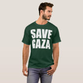 SAVE GAZA Dark T-Shirt (Front Full)