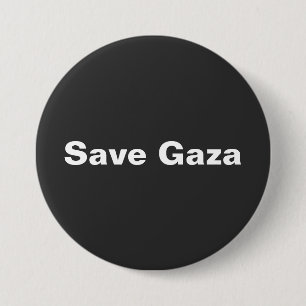Save Gaza Simple Text Supporting Gaza Palestine Button