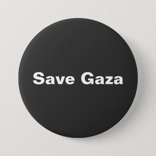 Save Gaza Simple Text Supporting Gaza Palestine Button