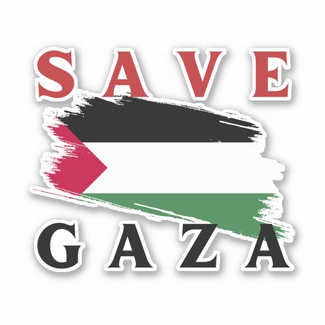 SAVE GAZA STICKER (Front)