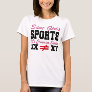 Save Girls Sports It's Common Sense XX Different T T-Shirt