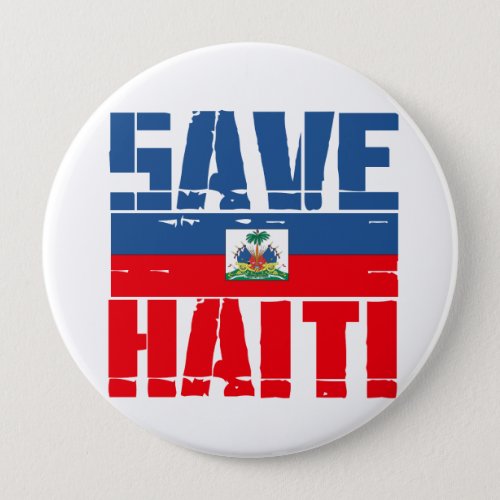 SAVE HAITI PINBACK BUTTON