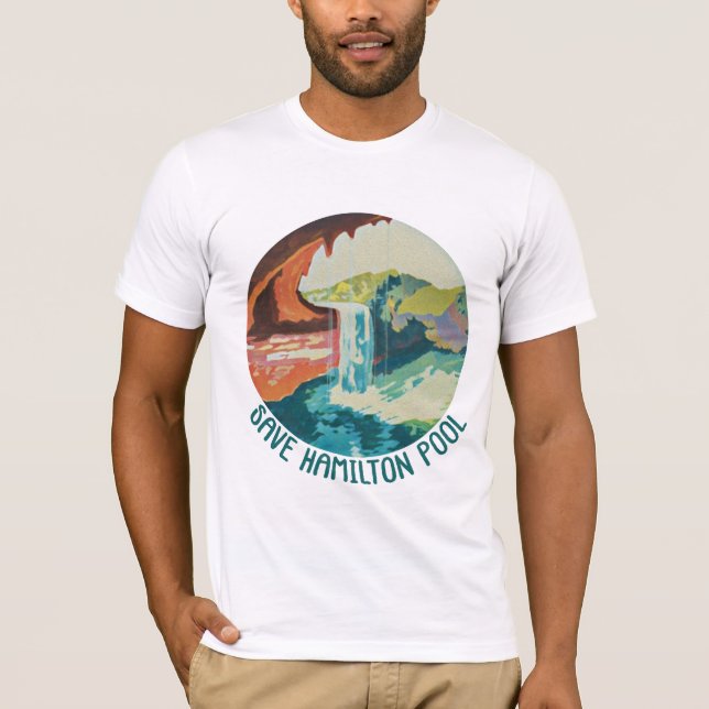 Save Hamilton Pool - Bella Canvas T-Shirt (Front)