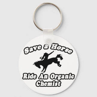 Save Horse, Ride Organic Chemist Keychain