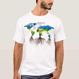 SAVE IT Earth Roots Organic ~GOOD CAUSE~ T-Shirt