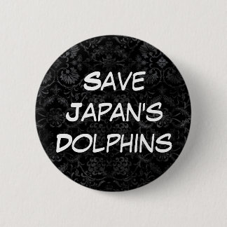 Save Japan's Dolphins Pinback Button