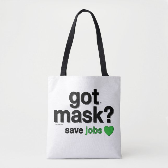 Save Jobs. Tote Bag (Front)