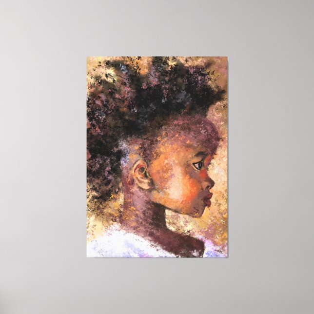 Save Kids Canvas Print Peace - Art Painting (Front)