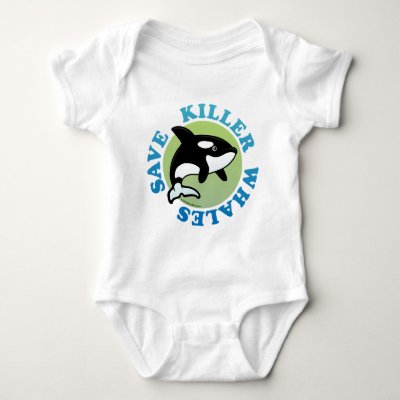 Save Killer Whales Baby Bodysuit