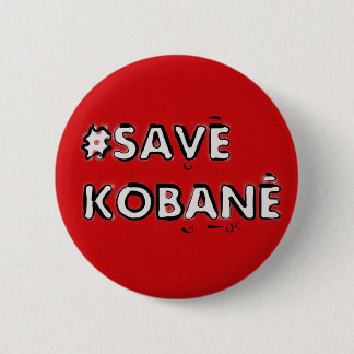Save Kobani Pinback Button